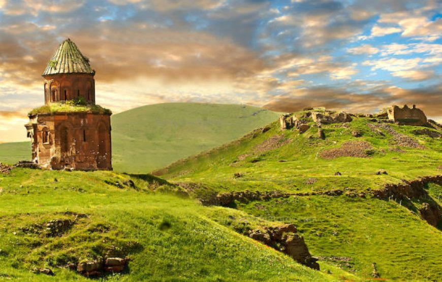 Uçaklı Doğu Anadolu ( Van, Muradiye Şelalesi, Doğubayazıt, İshak Paşa Sarayı, Tendürek Dağı, Kars, Ani Harabeleri, Çıldır, Sarıkamış, Erzurum )